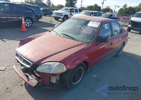 1997 Honda Civic Lx из США, поврежденный, VIN 1HGEJ6679VL004226